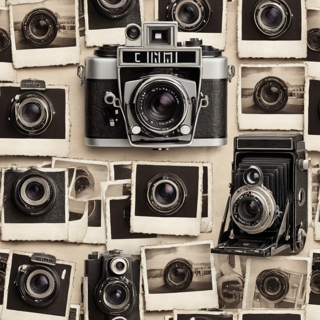 A flat-lay of the cameras that taught me to slow down. Ten frames, no retakes -- every shot here had to earn its place.