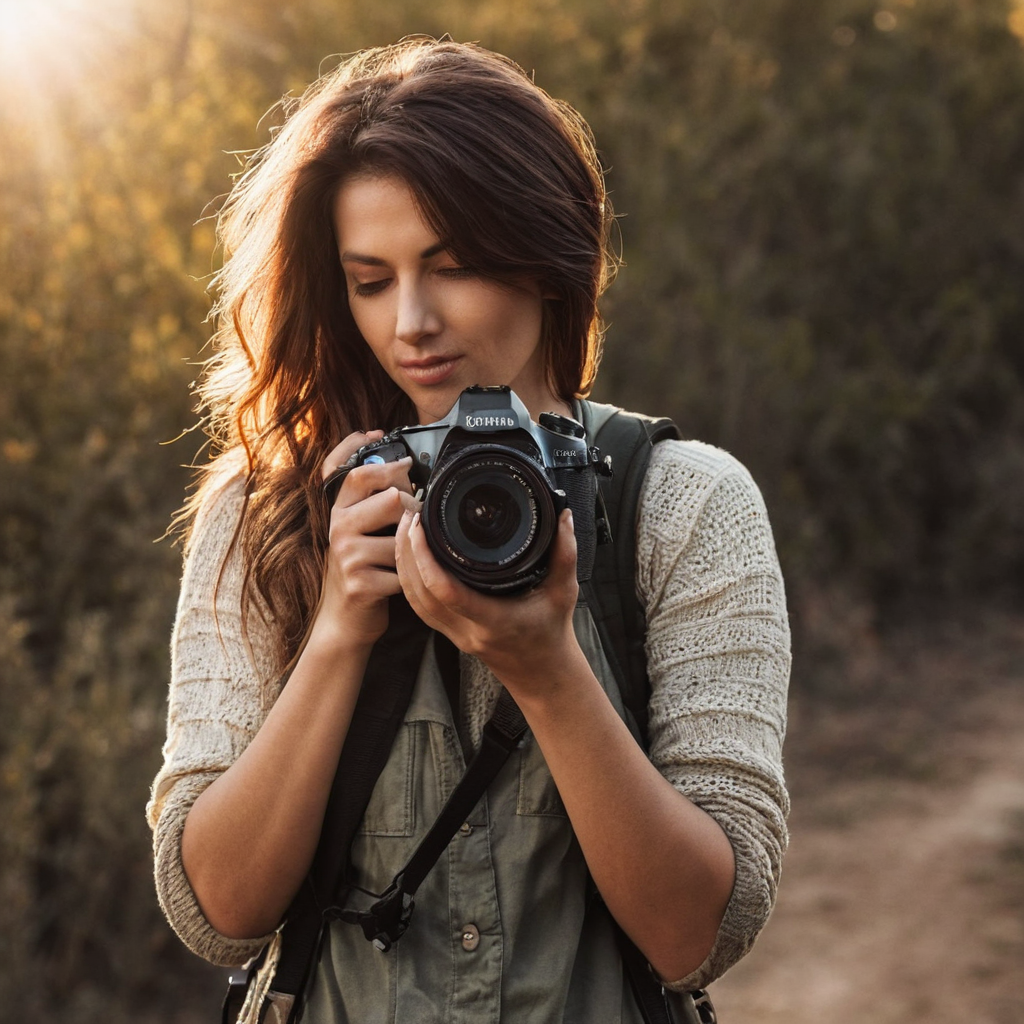 Day 18, golden hour on the trail. One shot a day is all it takes -- this was the frame I almost walked past.